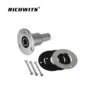 스루 선체 배기 스킨 피팅 316 스테인레스 스틸 보트 래치