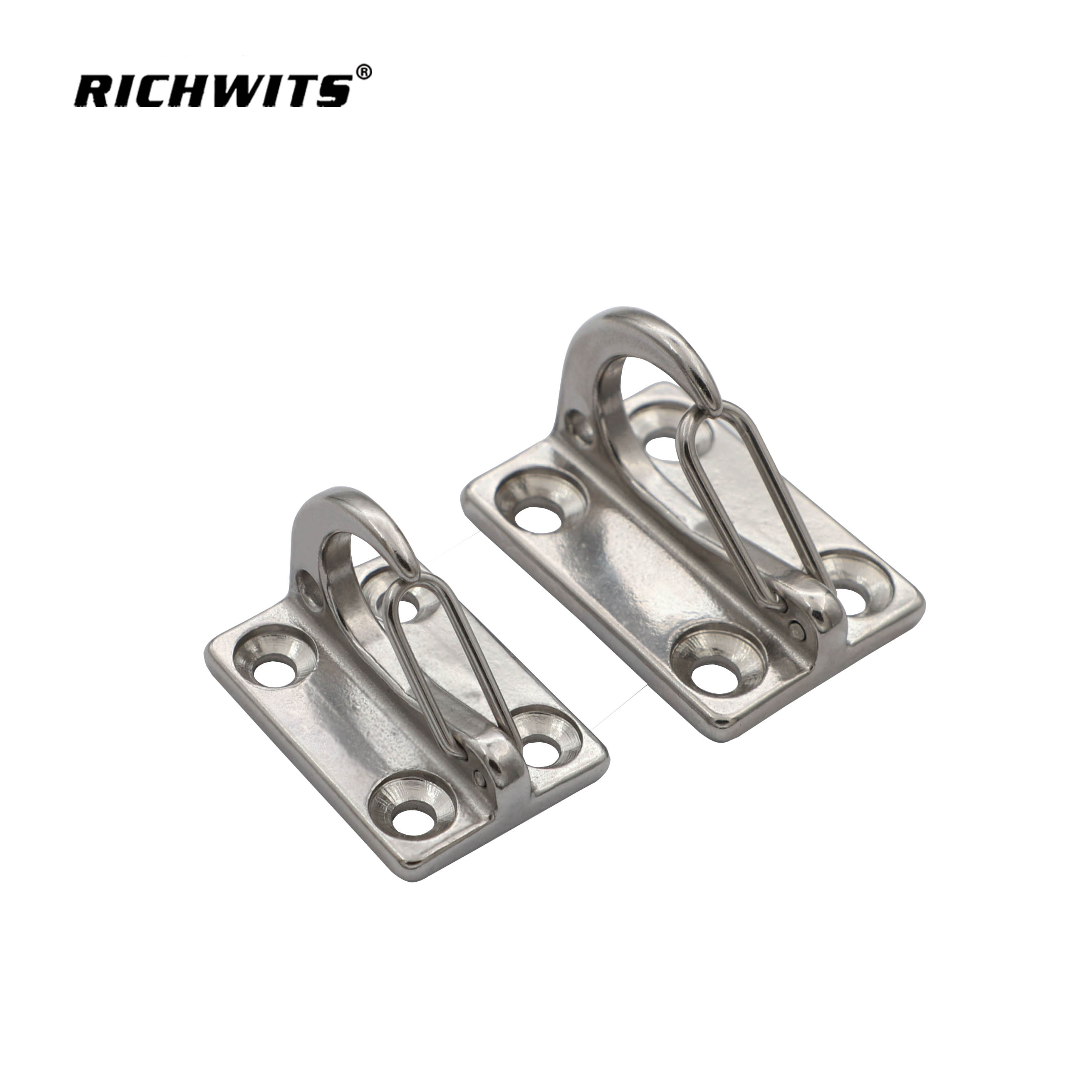 Mairne 하드웨어 펜더 후크 스테인레스 스틸 단순 스프링 펜더 후크