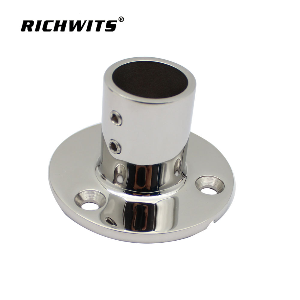  316 스테인레스 스틸 마린 90도 라운드 레일 베이스22mm 25mm