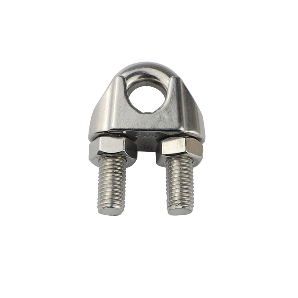 케이블 클립 가단성 강철 와이어 클립 로프 클램프