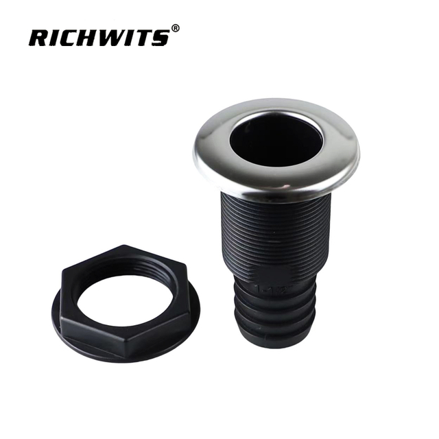  선체 배출구를 통한 플라스틱 호스용 선체를 통한 플라스틱