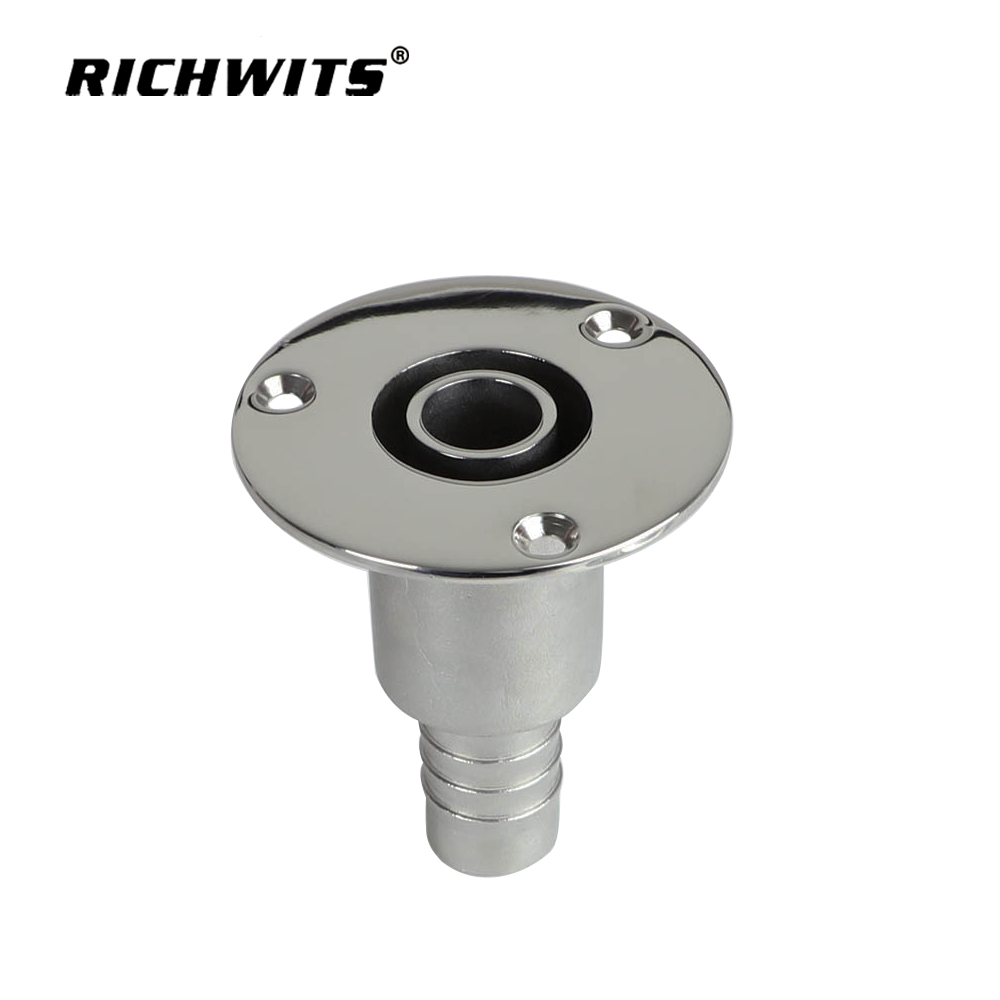 스루 선체 배기 스킨 피팅 316 스테인레스 스틸 보트 래치