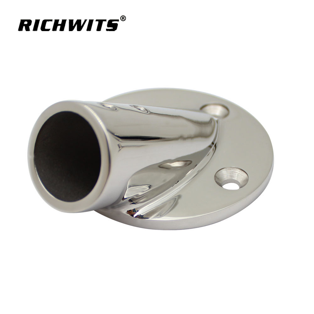  해양 30도 원형 레일 베이스 316 스테인레스 스틸 22mm/25mm