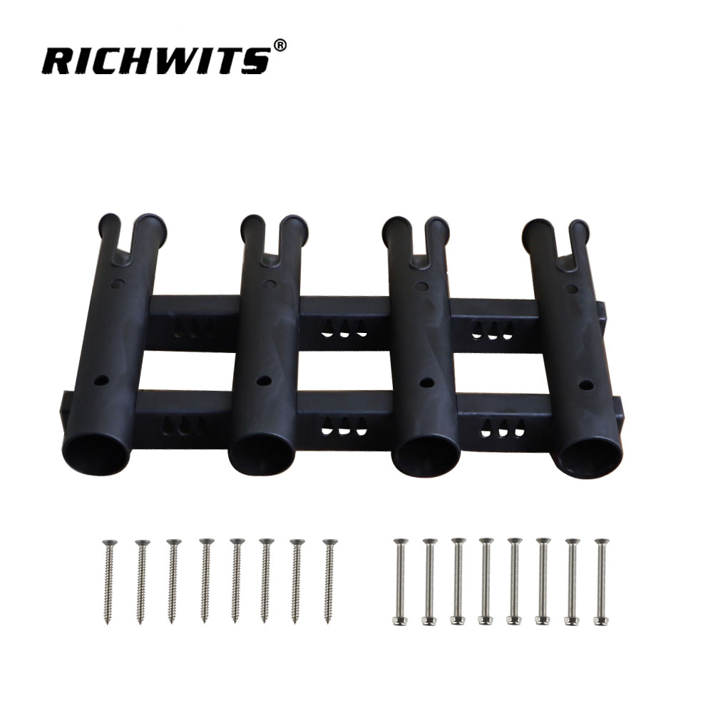 해양 낚싯대 홀더 브래킷 플라스틱 튜브 2 3 4 낚싯대 랙 보트