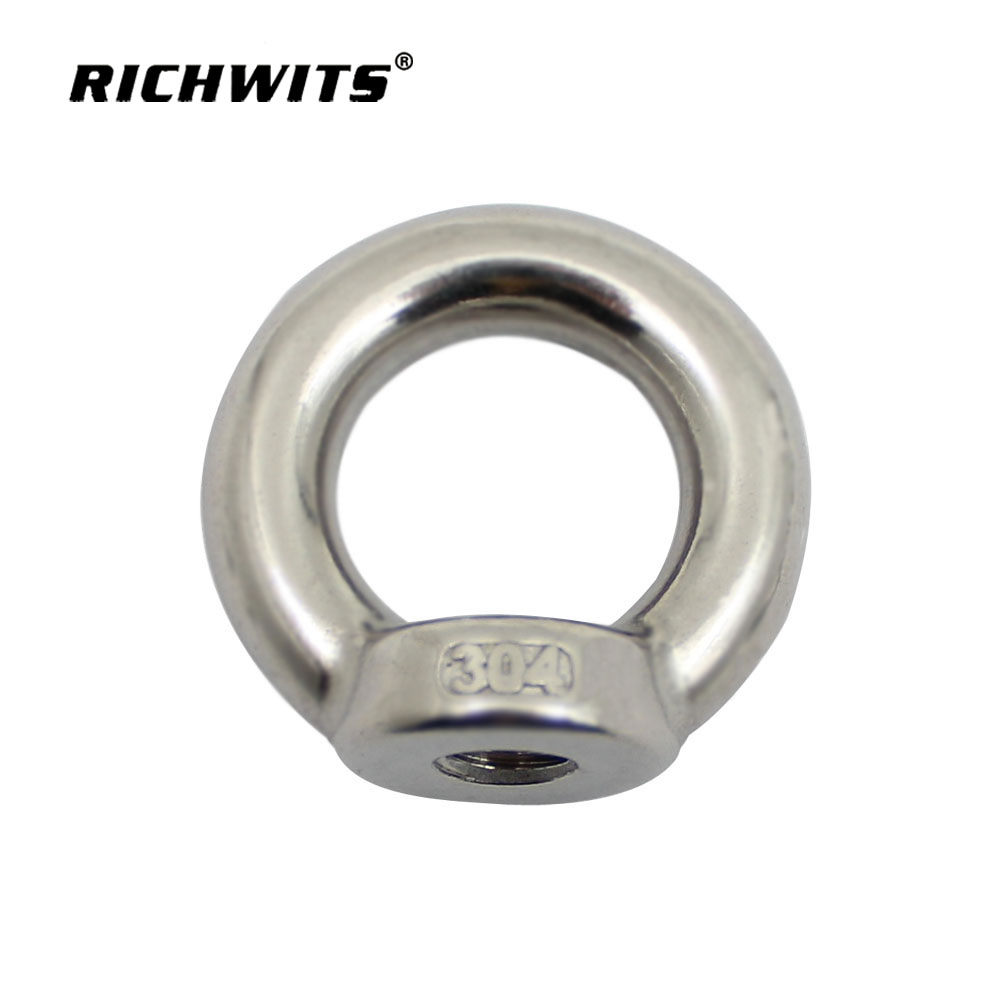 너트 DIN582가 있는 스테인레스 스틸 304/316 리프팅 아이 볼트 