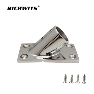  해양 하드웨어 스테인레스 스틸 45도 직사각형 레일 베이스 