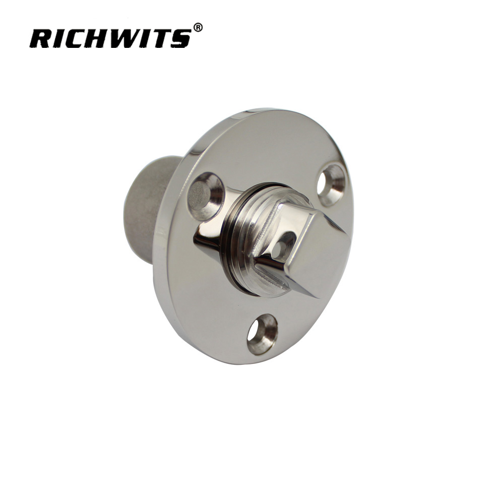 해양 스테인레스 스틸 라운드 Garboard 배수 플러그