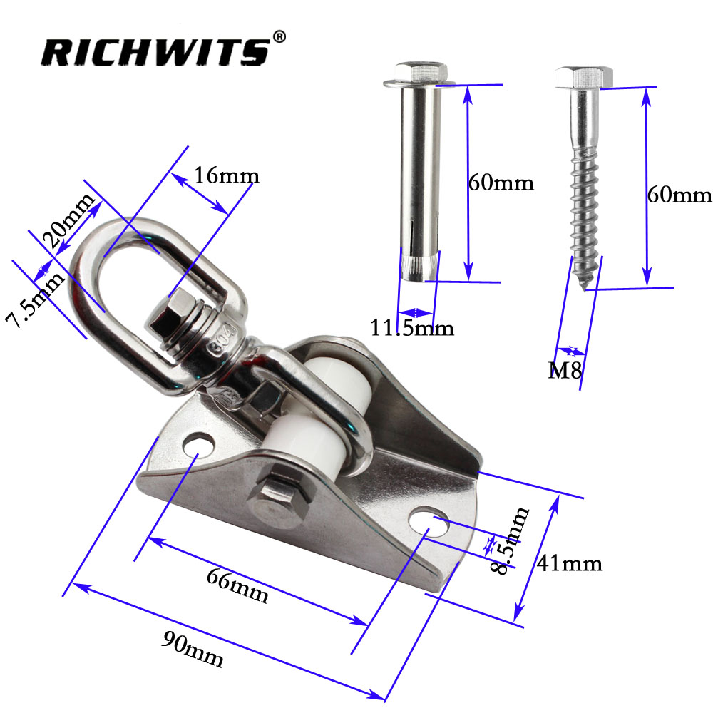 견고한 304 스테인레스 스틸 해먹 키트