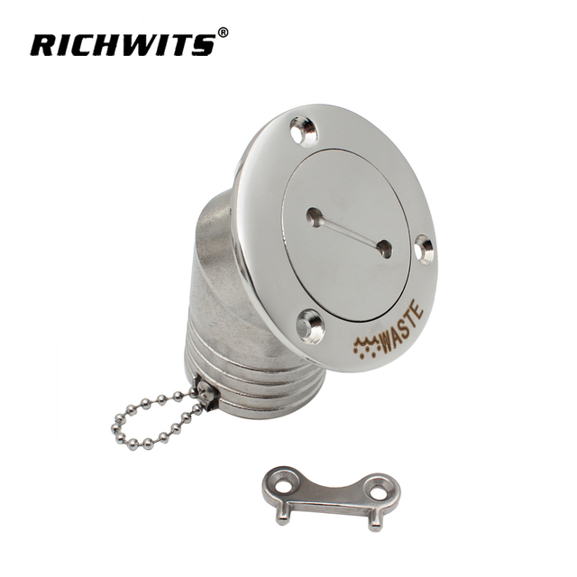 해양 하드웨어 45° 데크 필러(키 스테인레스 스틸 316 포함)