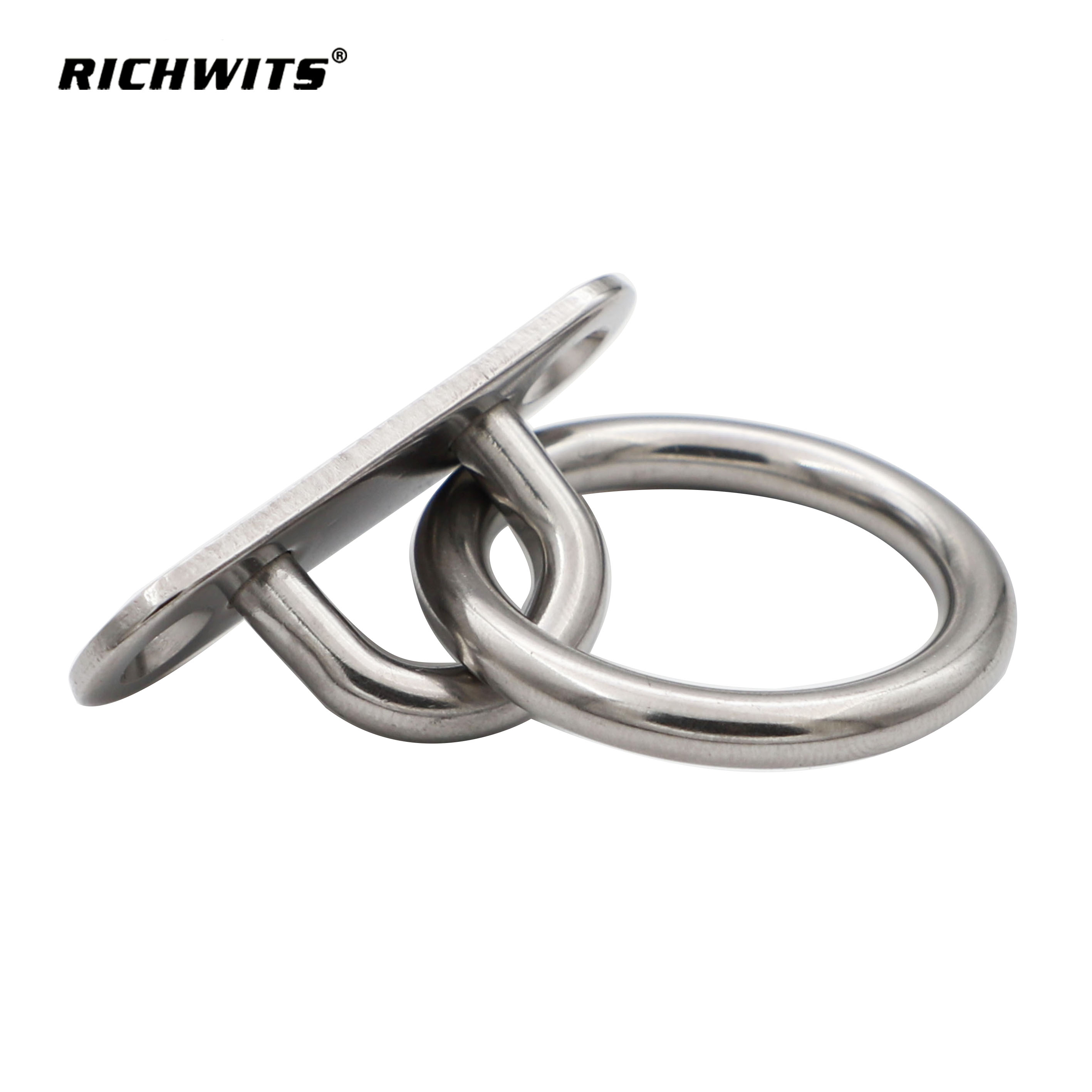 광택 처리된 304 316 스테인레스 스틸 직사각형 패드 눈 5mm-8mm