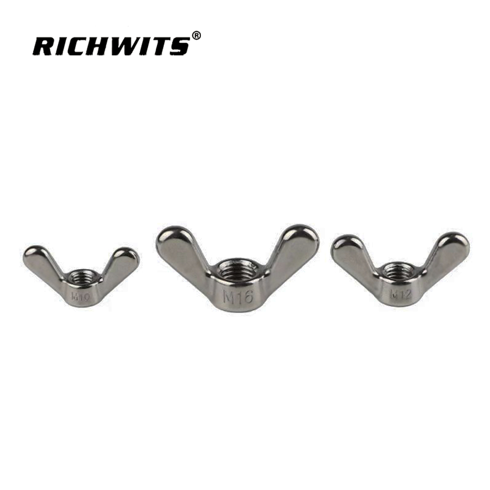 맞춤형 스테인레스 스틸 윙 나비 너트 