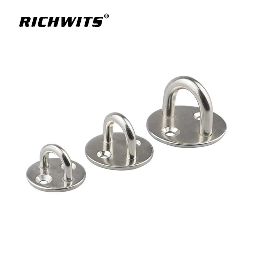  스테인레스 스틸 패드 아이 플레이트 라운드 아이 패드 플레이트 