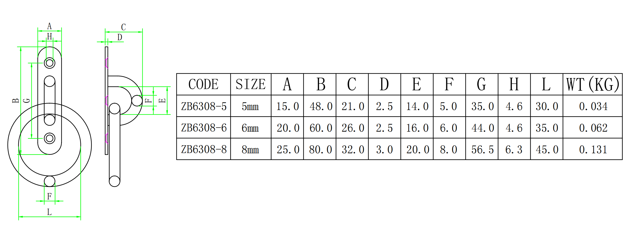 광택 처리된 304 316 스테인레스 스틸 직사각형 패드 눈