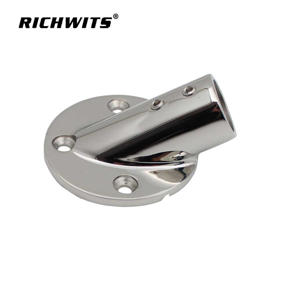  해양 30도 원형 레일 베이스 316 스테인레스 스틸 22mm/25mm