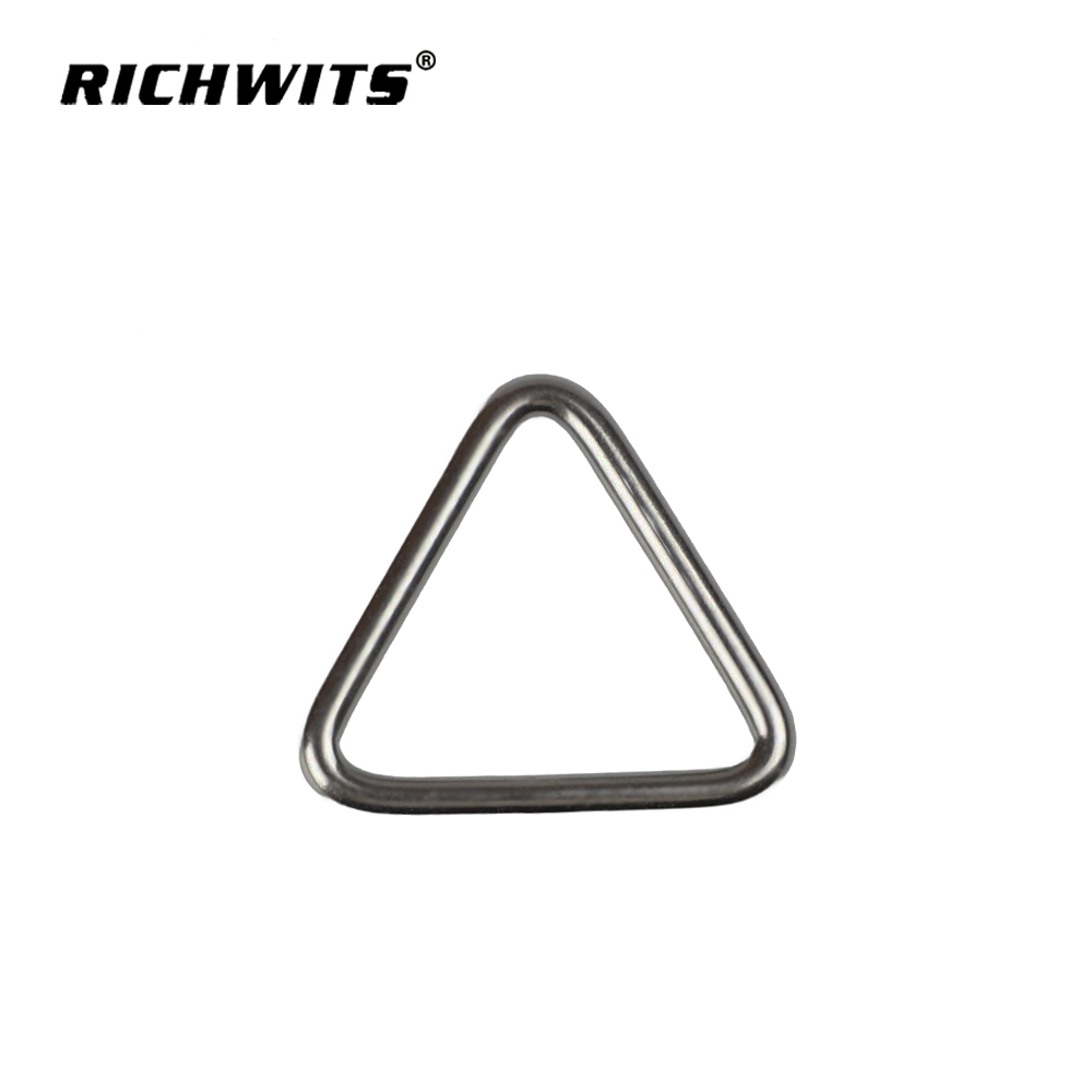 조절 가능한 핸드백 스트랩 버클용 삼각형 버클 슬라이드 조절기 금속 링