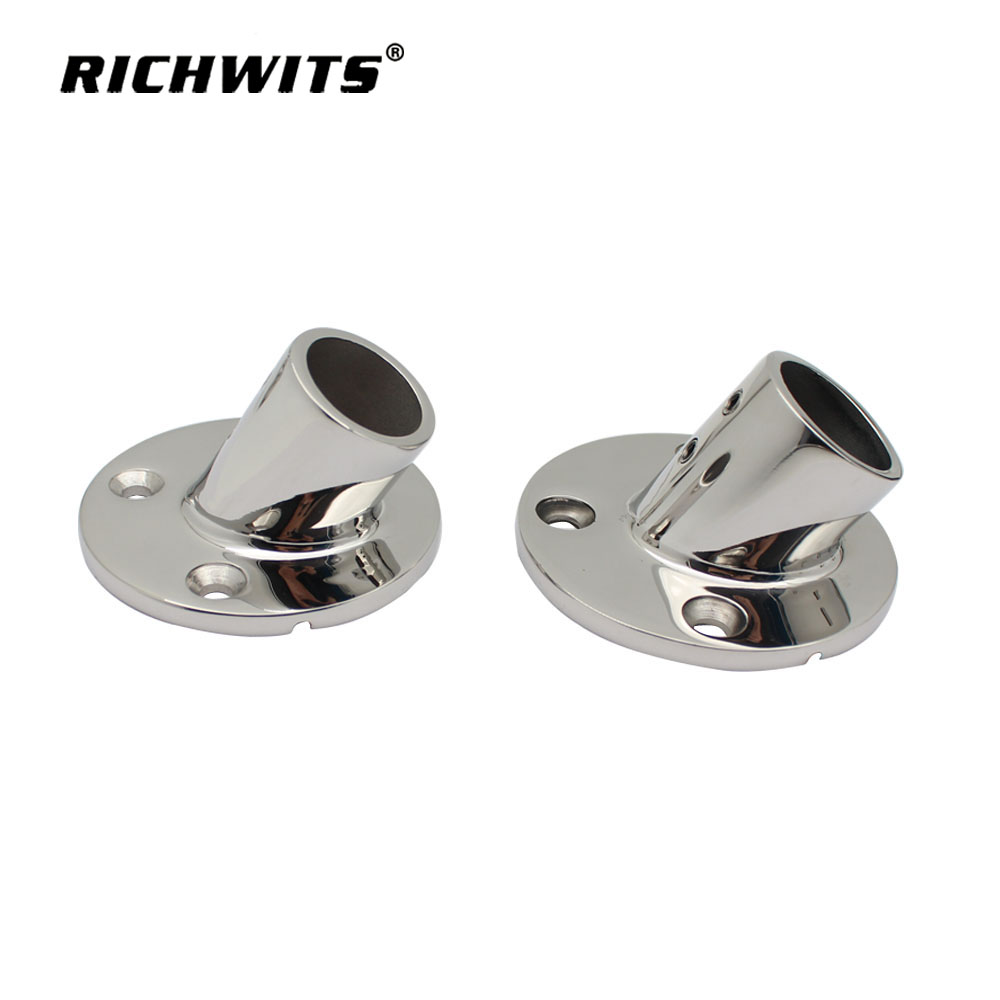  해양 60도 원형 레일 베이스 316 스테인레스 스틸 