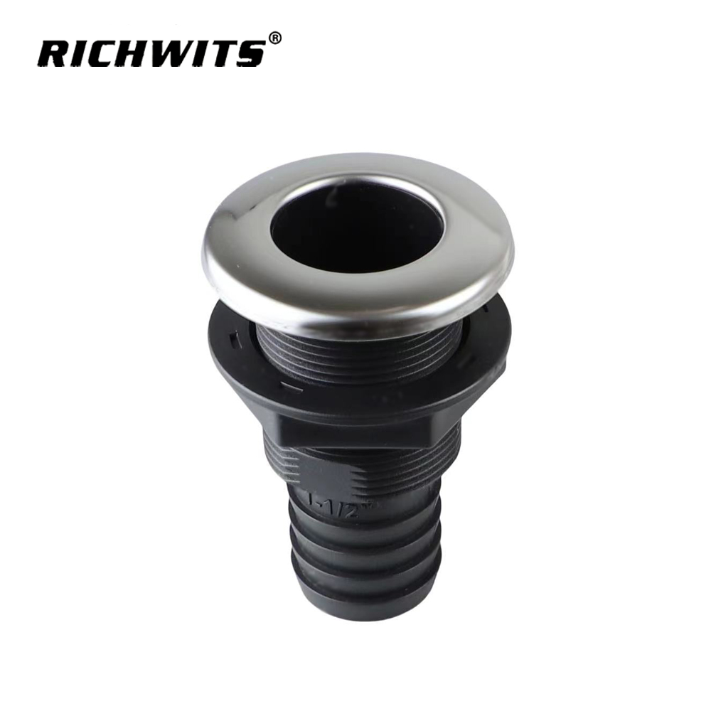  선체 배출구를 통한 플라스틱 호스용 선체를 통한 플라스틱