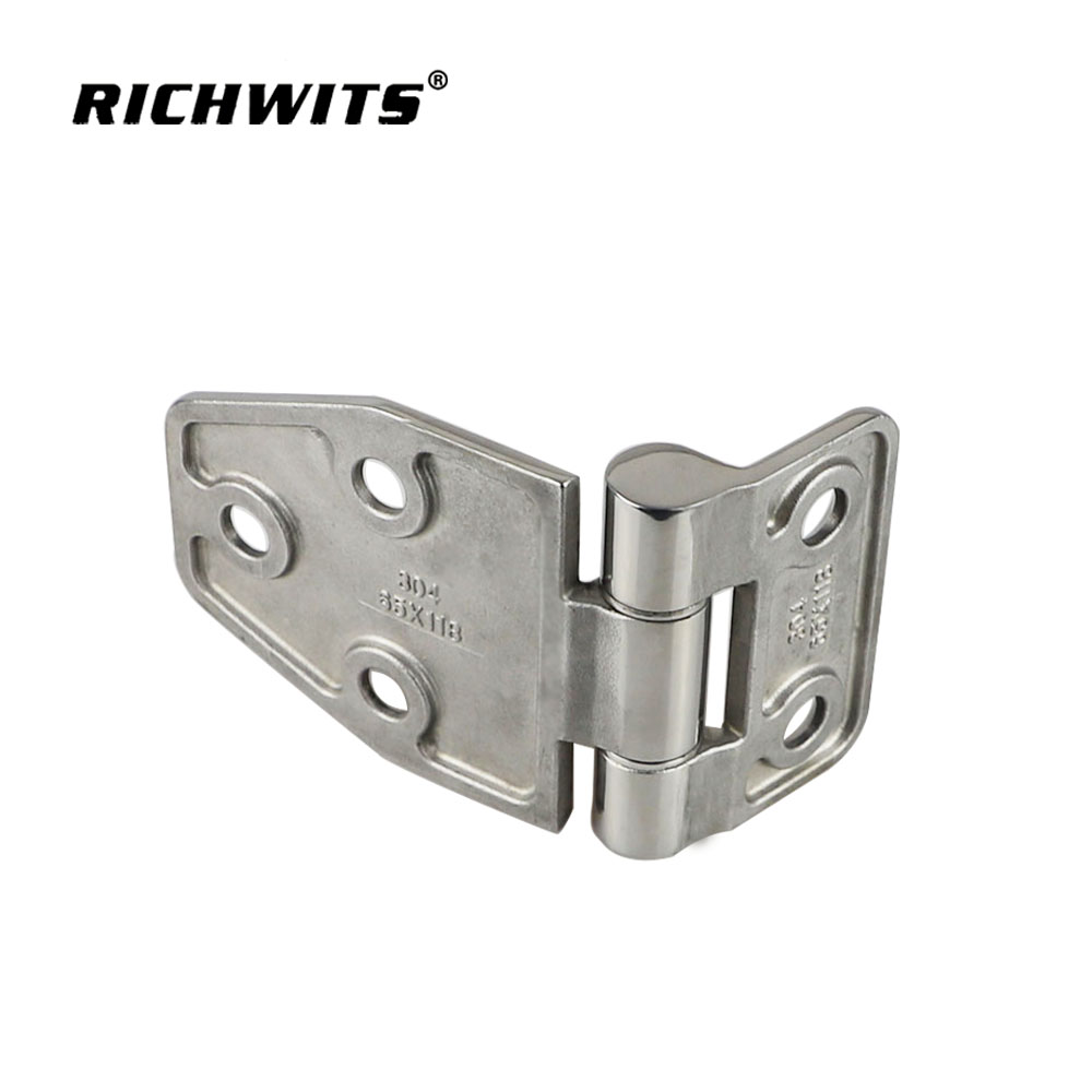 높은 광택된 기계설비 스테인리스 문 창 경첩 65*118mm