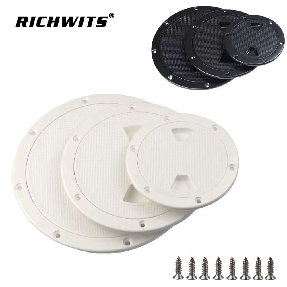 보트 요트 마린용 원형 데크 검사 커버 플라스틱