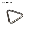 조절 가능한 핸드백 스트랩 버클용 삼각형 버클 슬라이드 조절기 금속 링