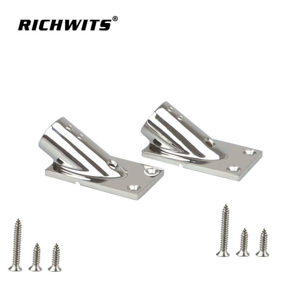  선박 요트용 해양 30도 레일 베이스 316 스테인레스 스틸 22mm 25mm