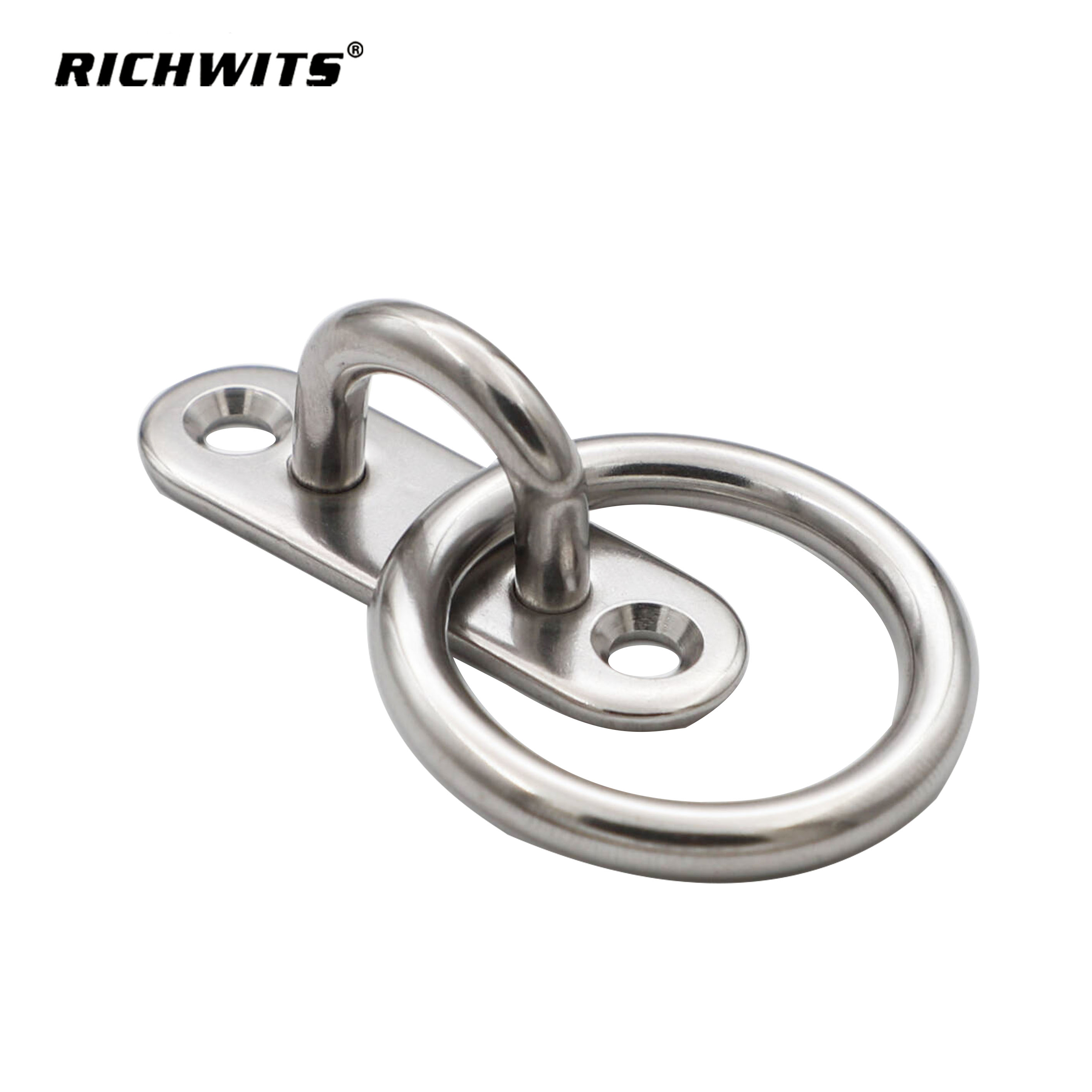 광택 처리된 304 316 스테인레스 스틸 직사각형 패드 눈 5mm-8mm