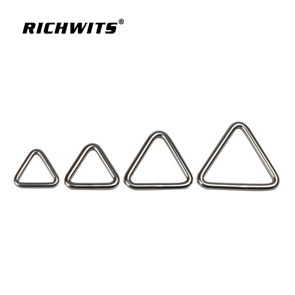 조절 가능한 핸드백 스트랩 버클용 삼각형 버클 슬라이드 조절기 금속 링