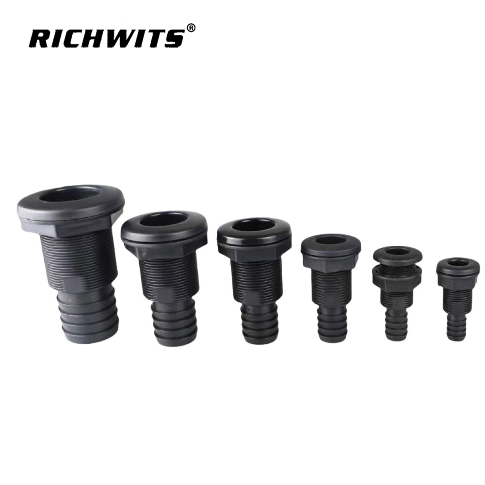 선체 커넥터 플라스틱 배수 벤트 호스를 통한 보트