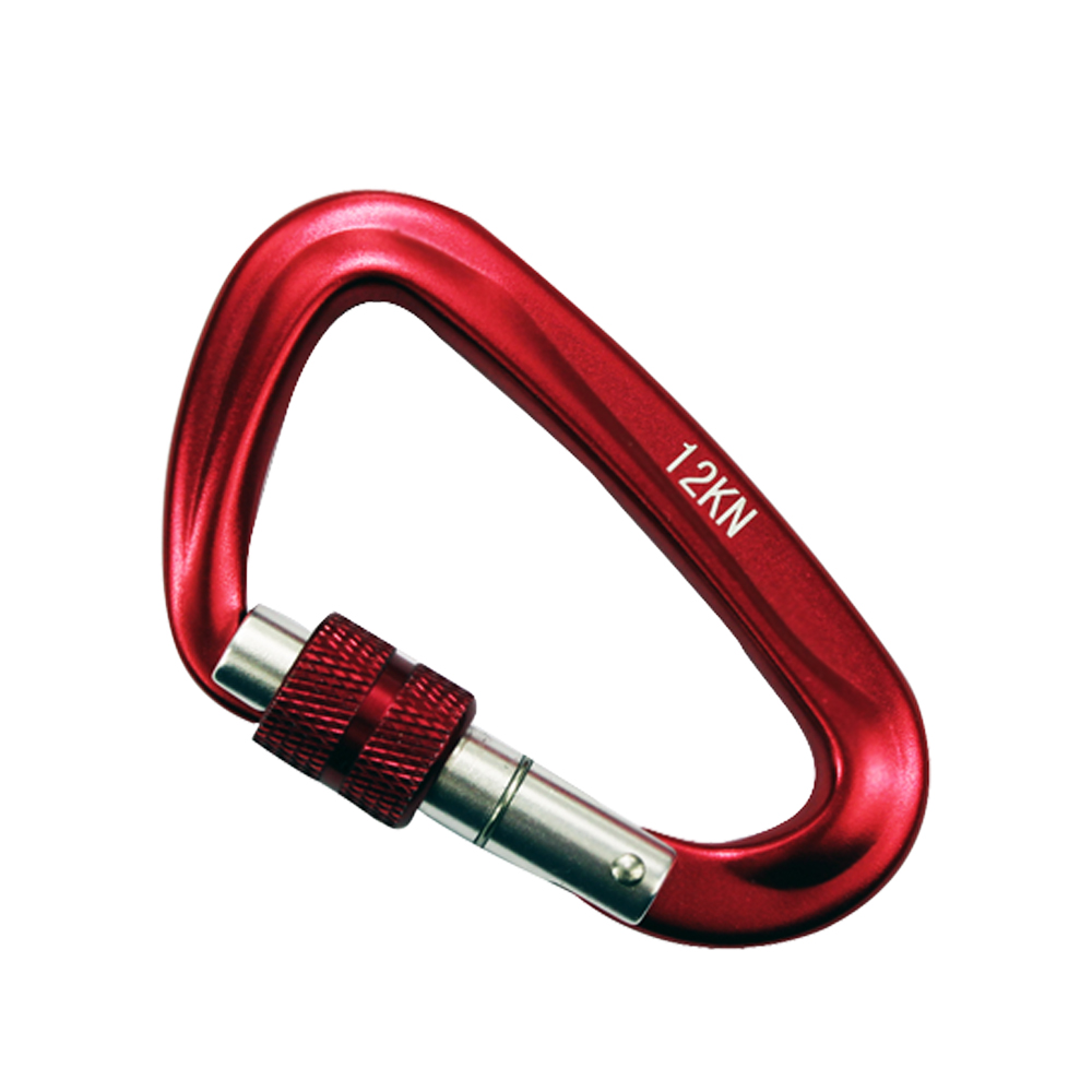  항공 알루미늄 D자형 카라비너 ​​암벽 등반 보험 후크