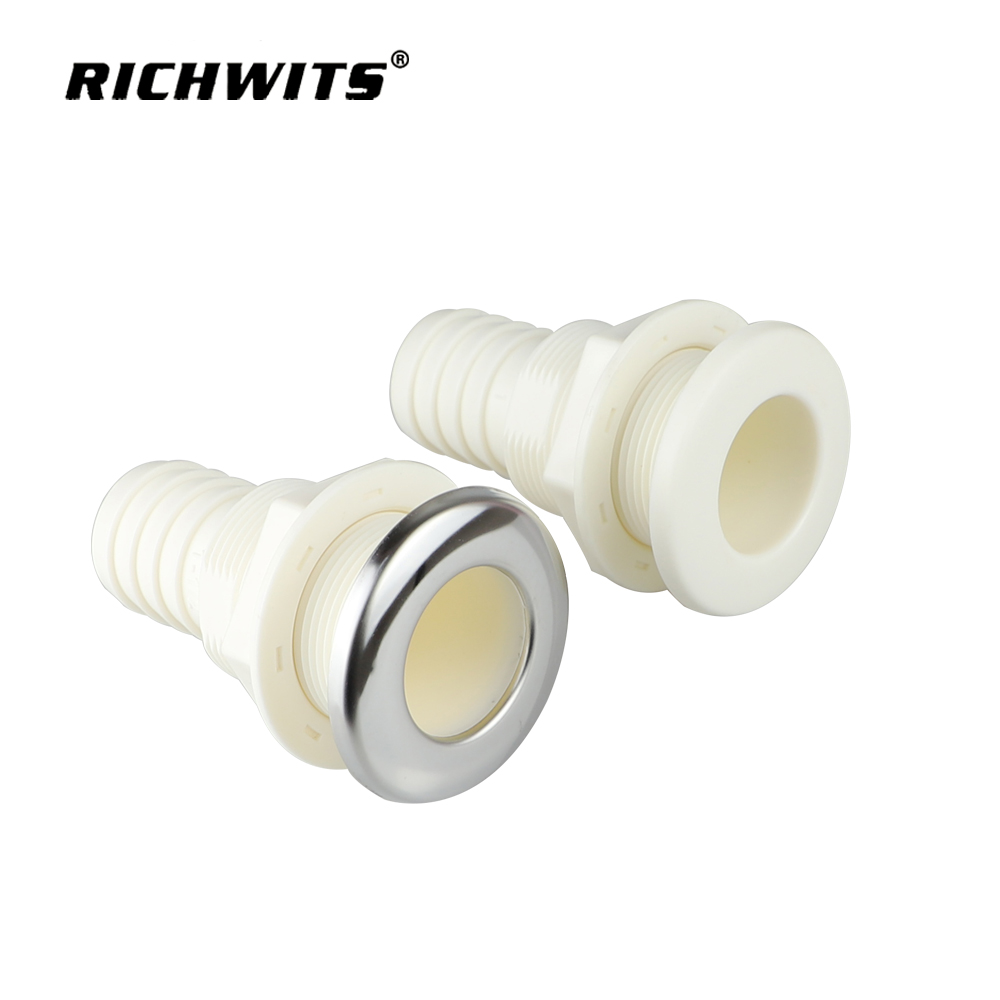  선체 배출구를 통한 플라스틱 호스용 선체를 통한 플라스틱