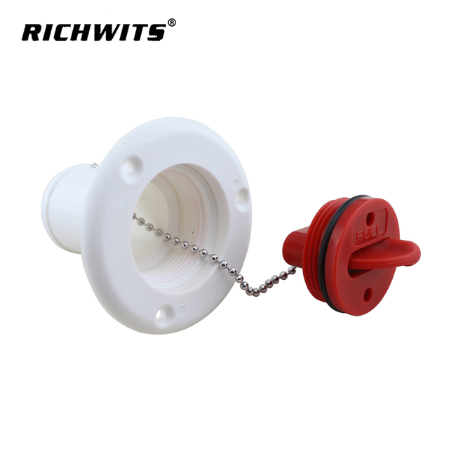 연료 플라스틱 38mm의 해양 하드웨어 데크 필러 소켓