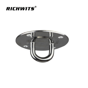 스테인레스 스틸 304 라운드 데크 패드 아이 플레이트