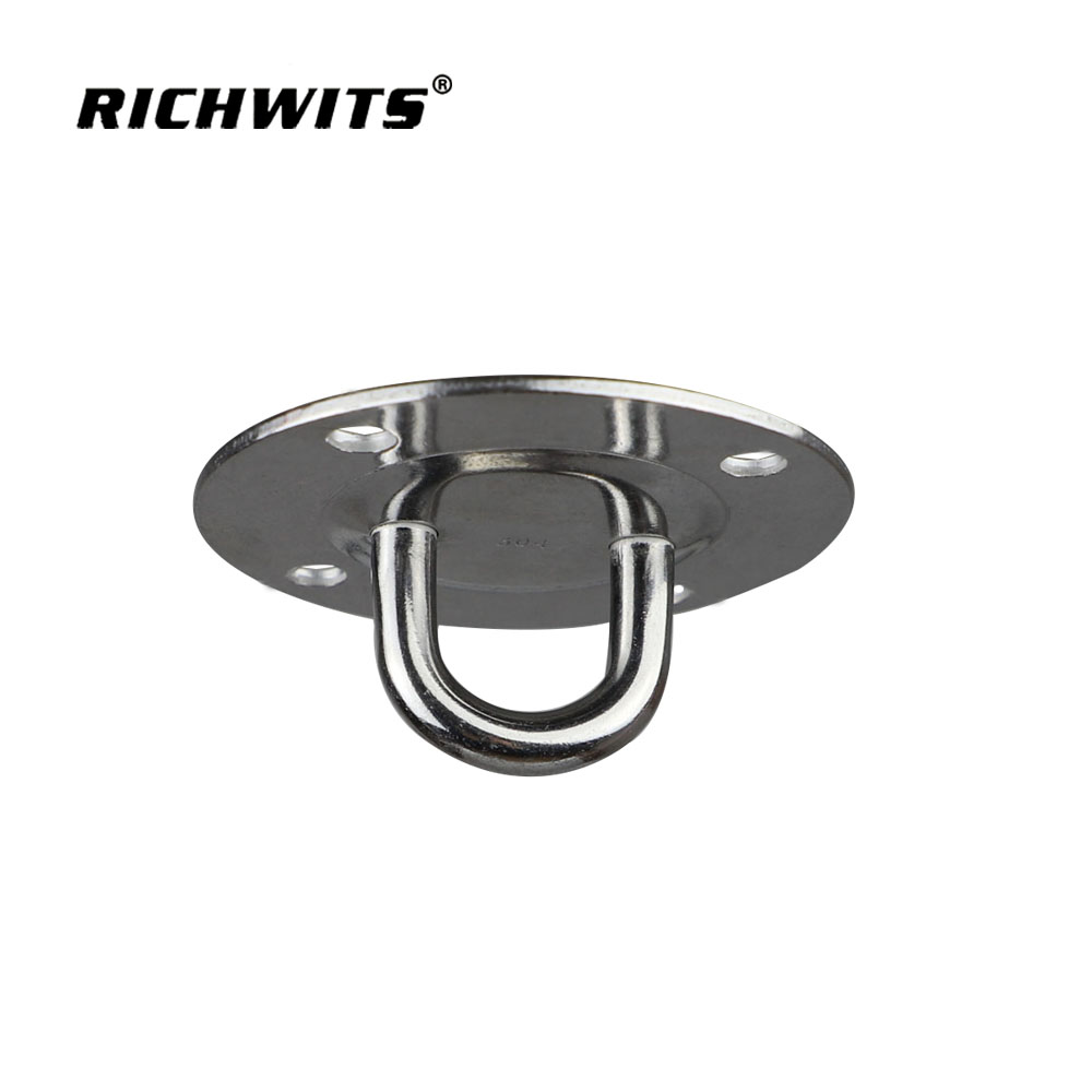 스테인레스 스틸 304 라운드 데크 패드 아이 플레이트