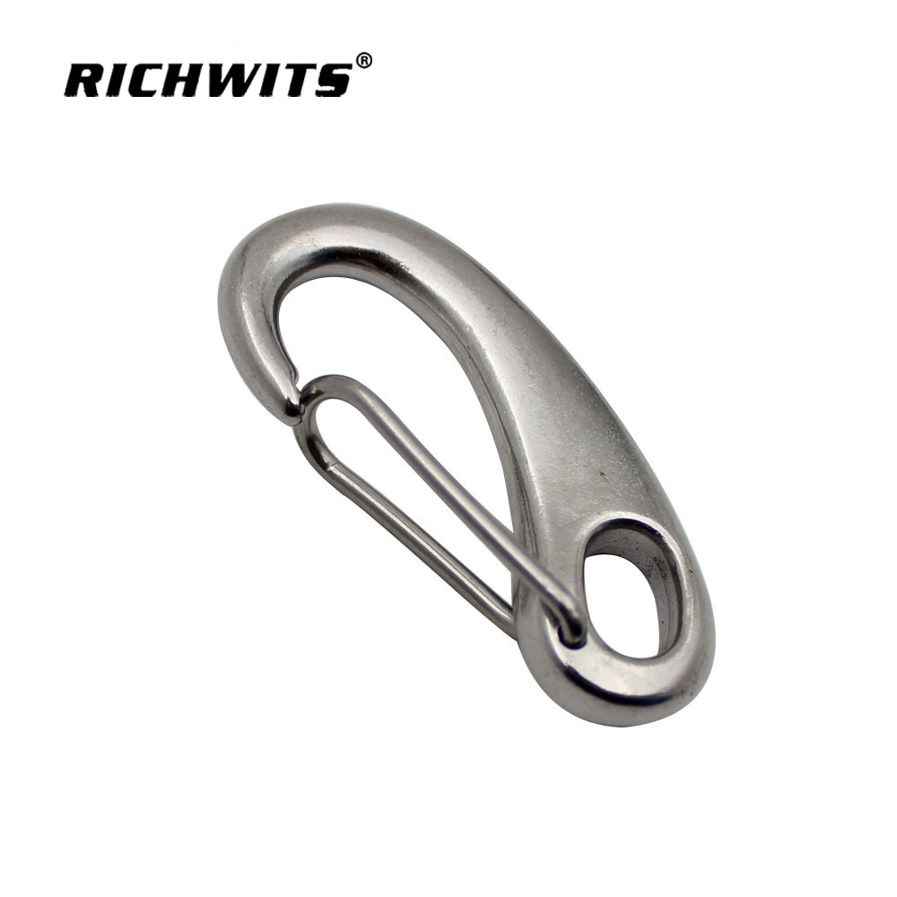  스테인레스 스틸 계란 모양 스프링 후크