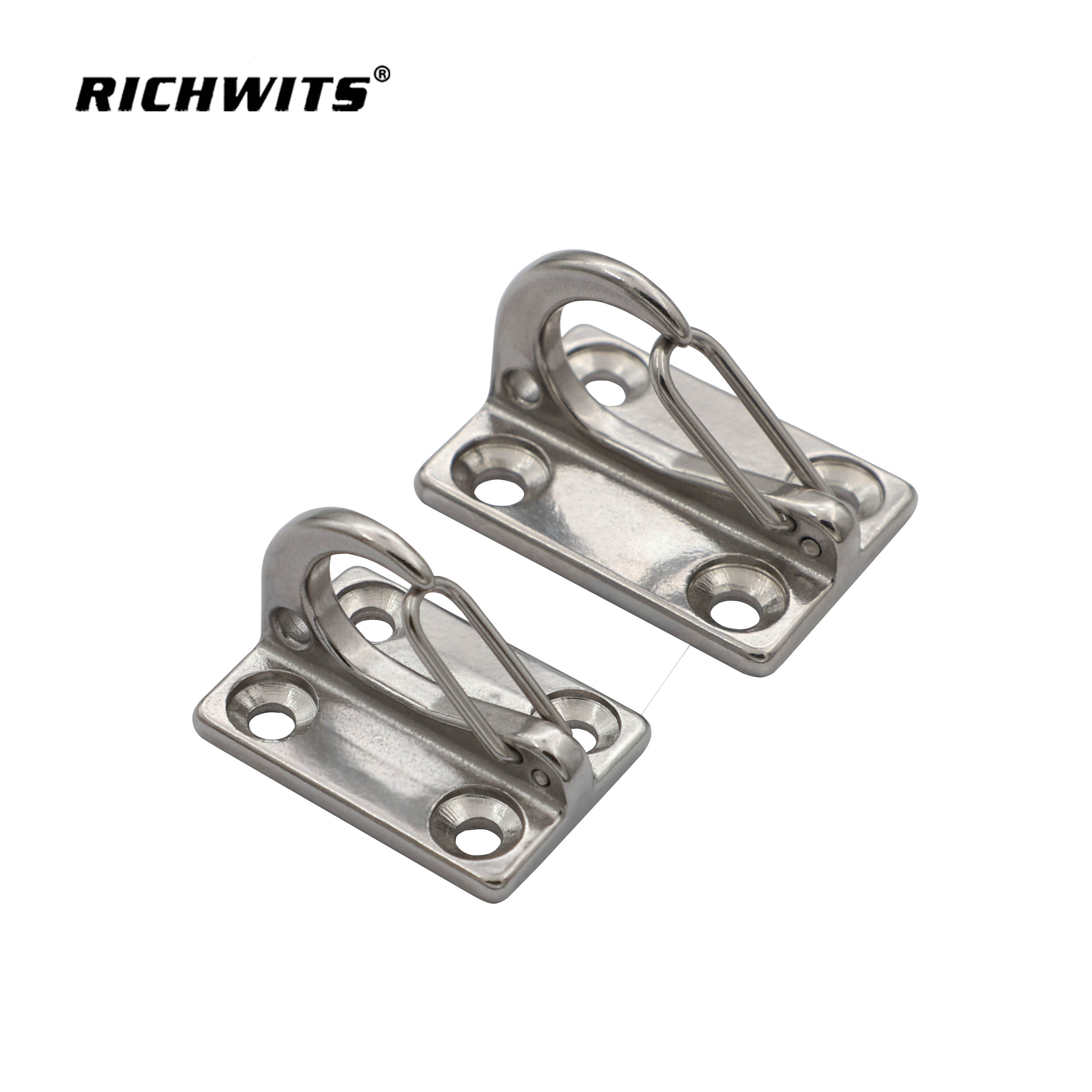 Mairne 하드웨어 펜더 후크 스테인레스 스틸 단순 스프링 펜더 후크