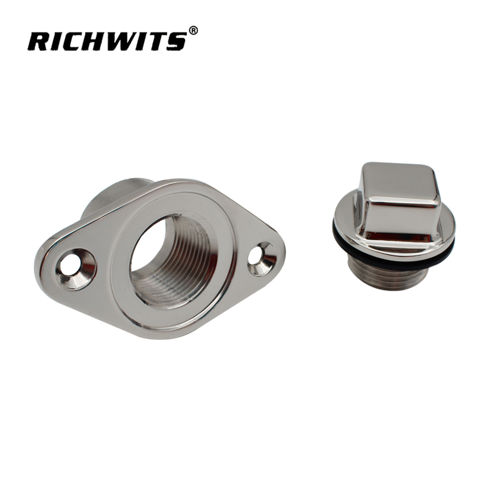 해양 스테인레스 스틸 다이아몬드 Garboard 배수 플러그