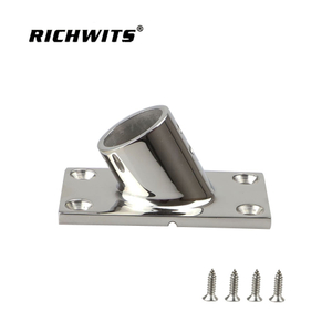  스테인레스 스틸 316 해양 액세서리 60도 레일 베이스 22mm/25mm