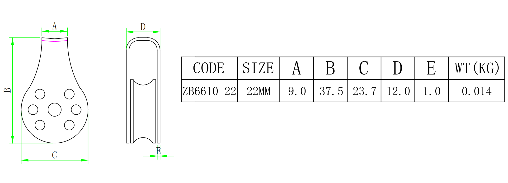 ZB6610 610크기 