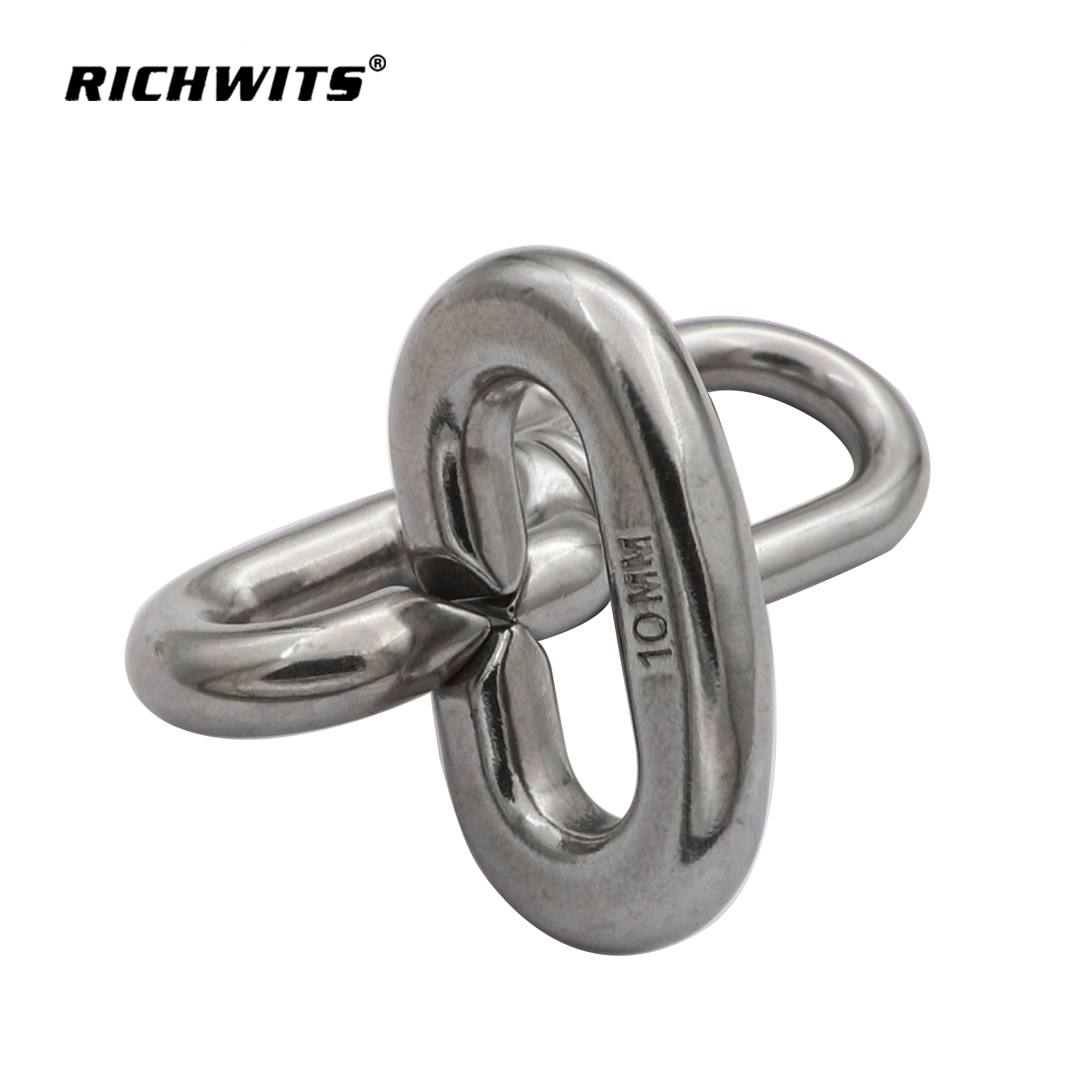 스테인레스 스틸 316 해양 로프 C 모양 그림 8 체인 빠른 연결 회전 링